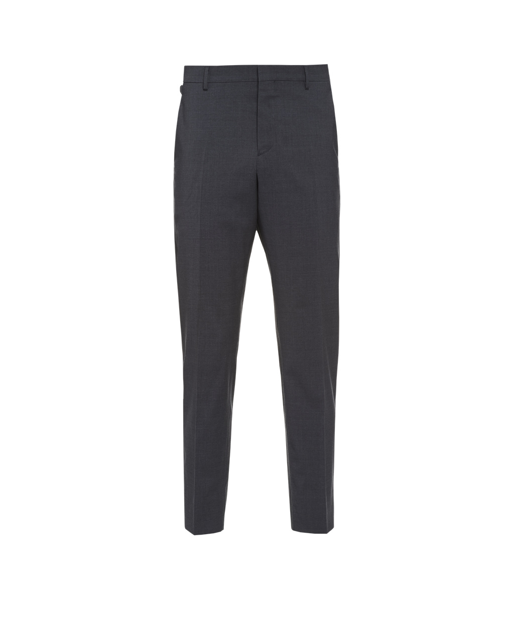 Prada Light Stretch Wool Trousers Slate Gray | 2709MKCLT