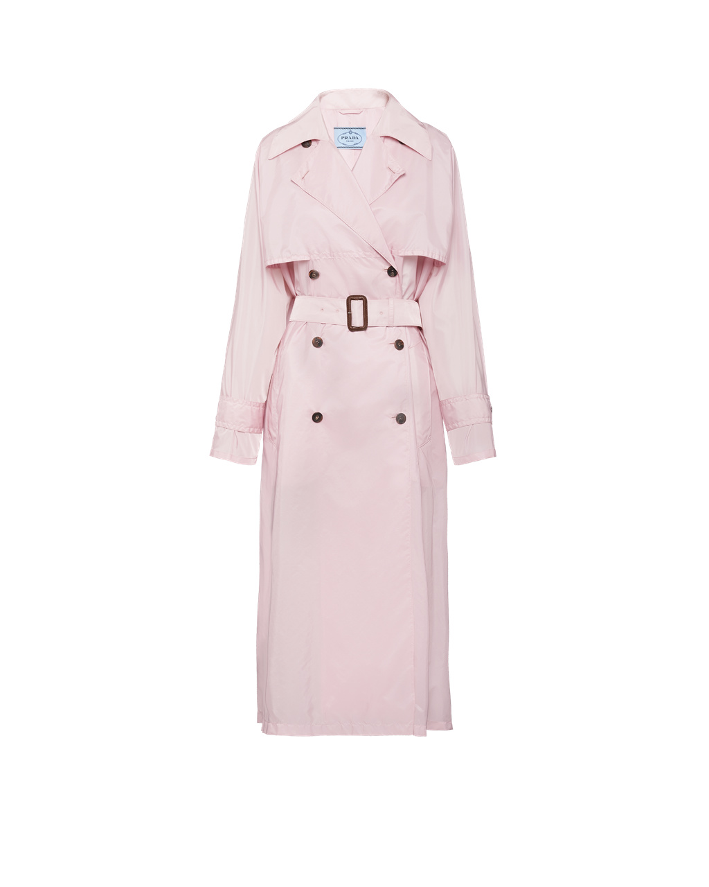 Prada Lightweight Nylon Trench Coat Opaline | 7946OLDXQ