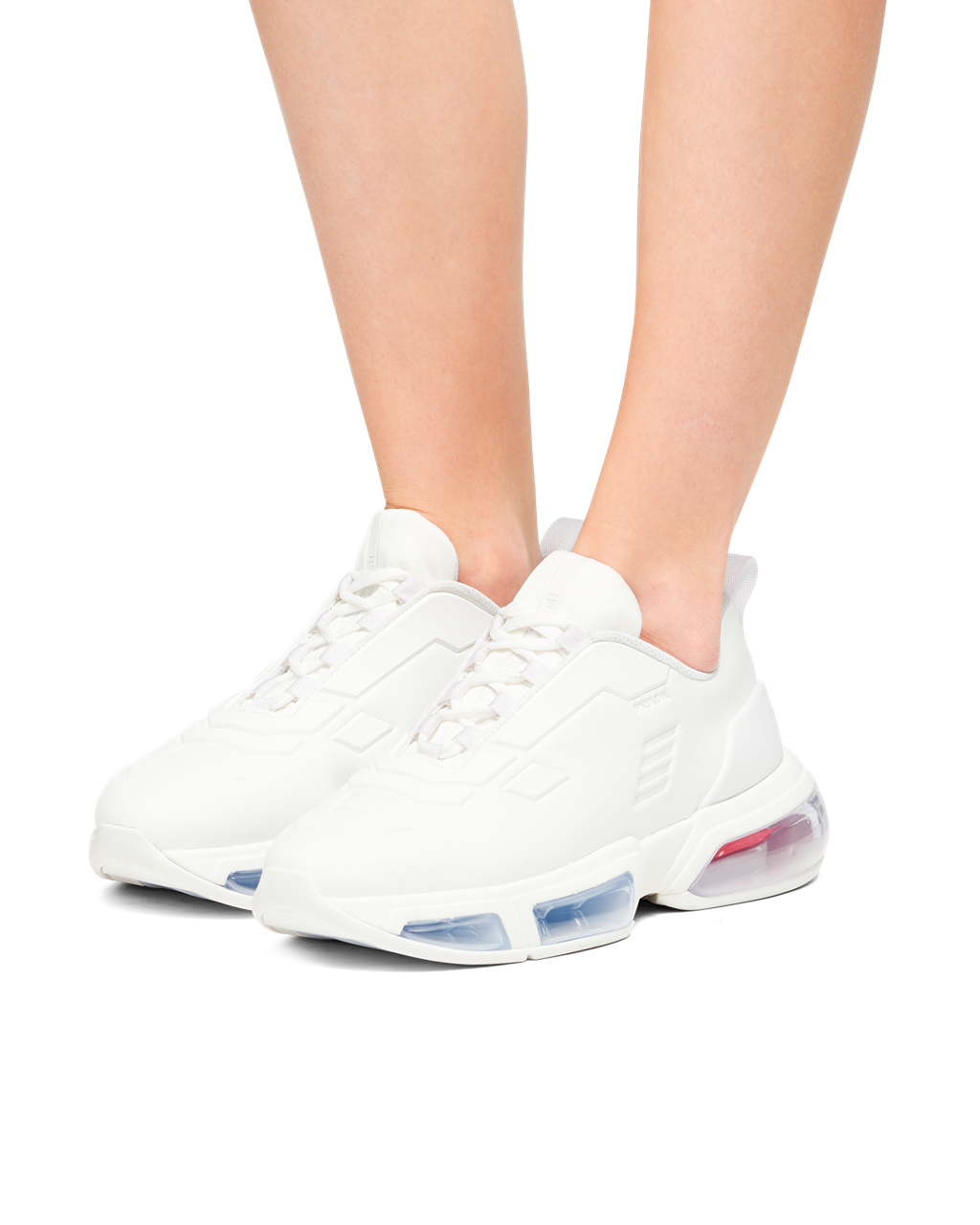 Prada Linea Rossa Collision 19 Lr Sneakers White | 9364DGYVJ