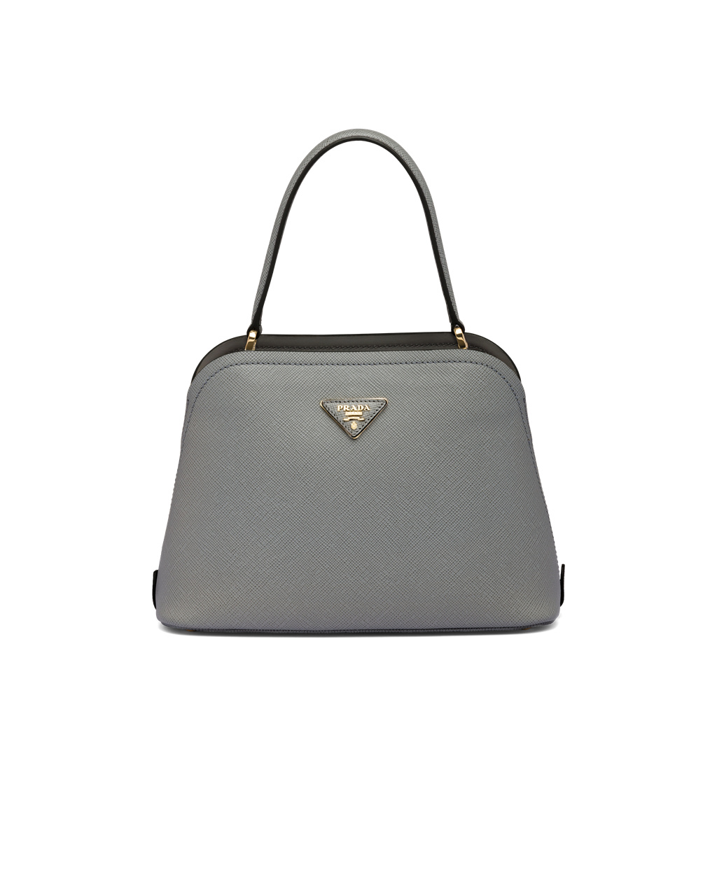 Prada Medium Saffiano Leather Prada Matinée Bag Slate Gray | 1635FCQJI