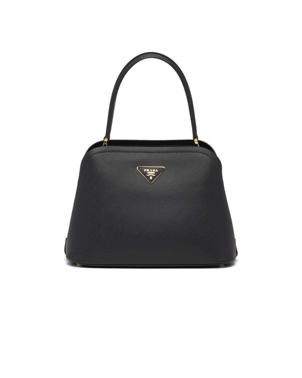 Prada Medium Saffiano Leather Prada Matinée Bag Black | 8279KQBHA