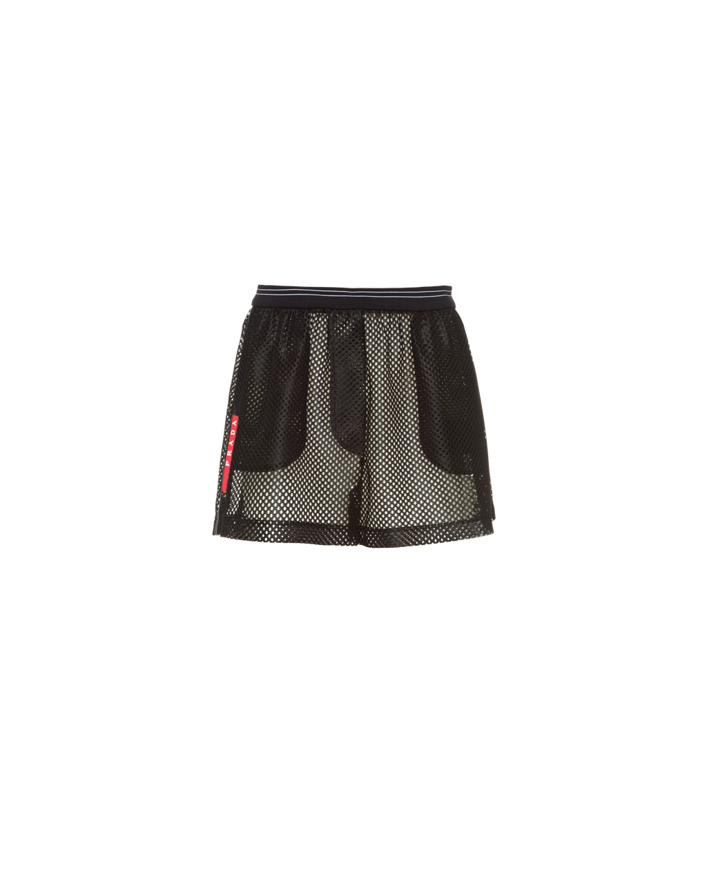 Prada Mesh Shorts Black | 9846FWPTZ