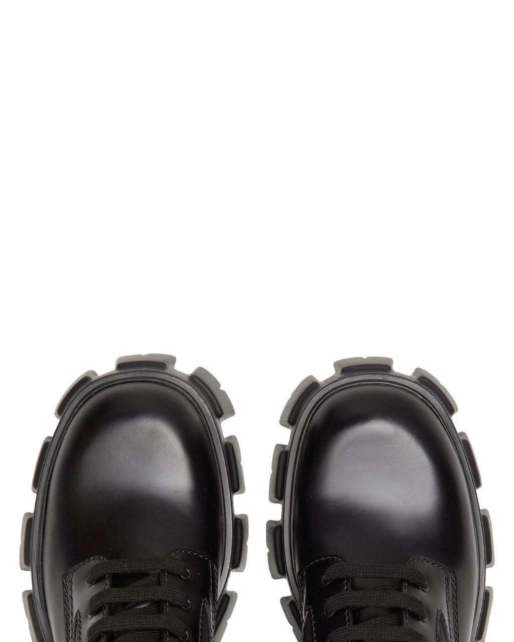 Prada Monolith Brushed Leather And Nylon Boots Black | 2367MNKLJ