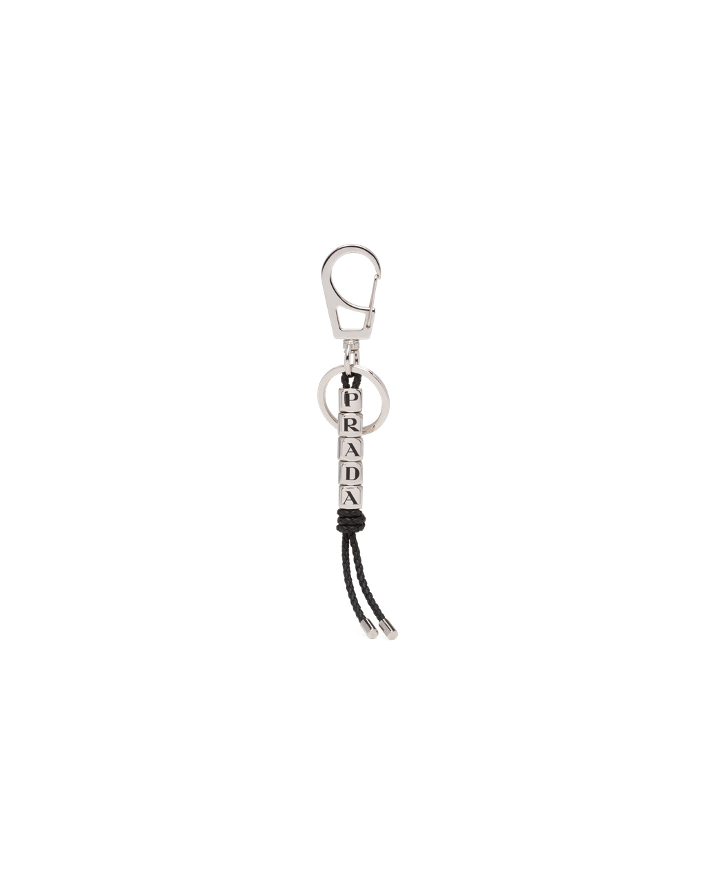 Prada Nappa Leather Keychain Black | 1736NBTIY