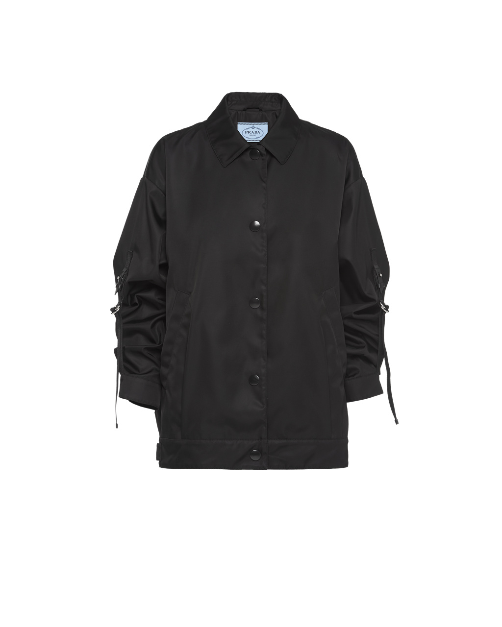 Prada Nylon Gabardine Blouson Jacket Black | 7943LJVHS