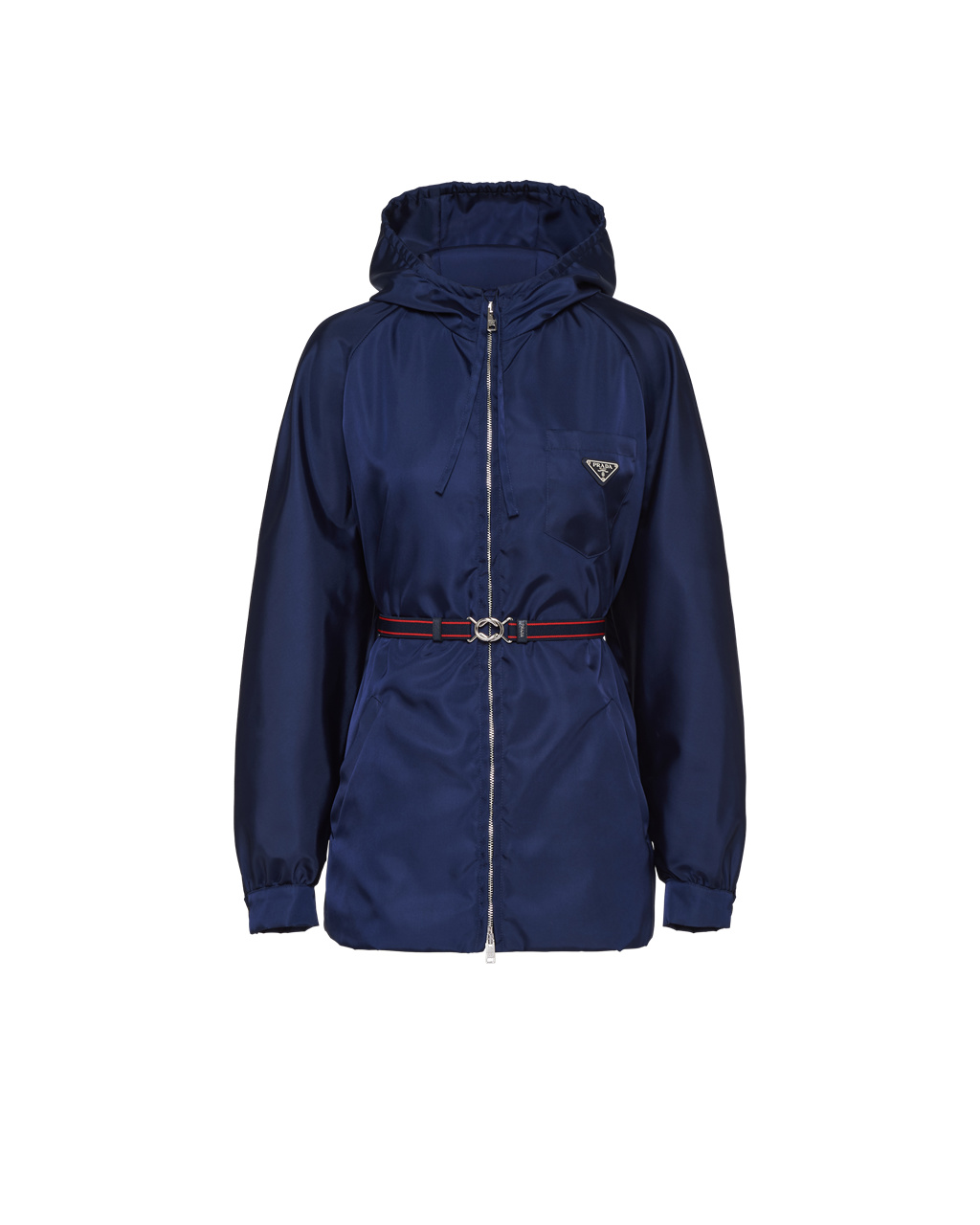 Prada Nylon Gabardine Blouson Jacket Blue | 6218DHZPI