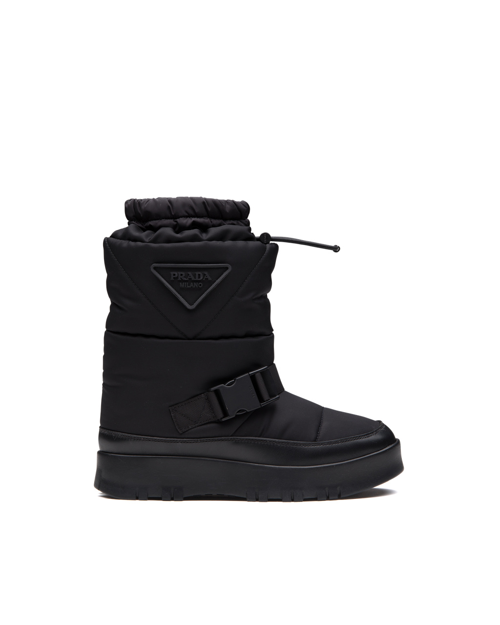 Prada Nylon Gabardine Booties Black | 9817VADGU