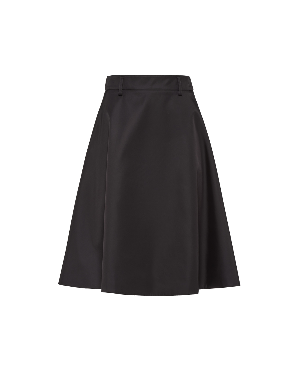 Prada Nylon Gabardine Skirt Black | 1386WZSAL