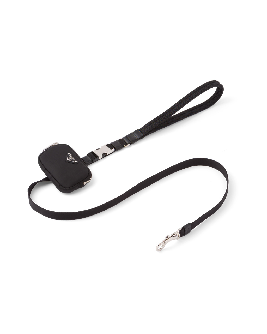 Prada Nylon Pet Leash Black | 7230CSUQT