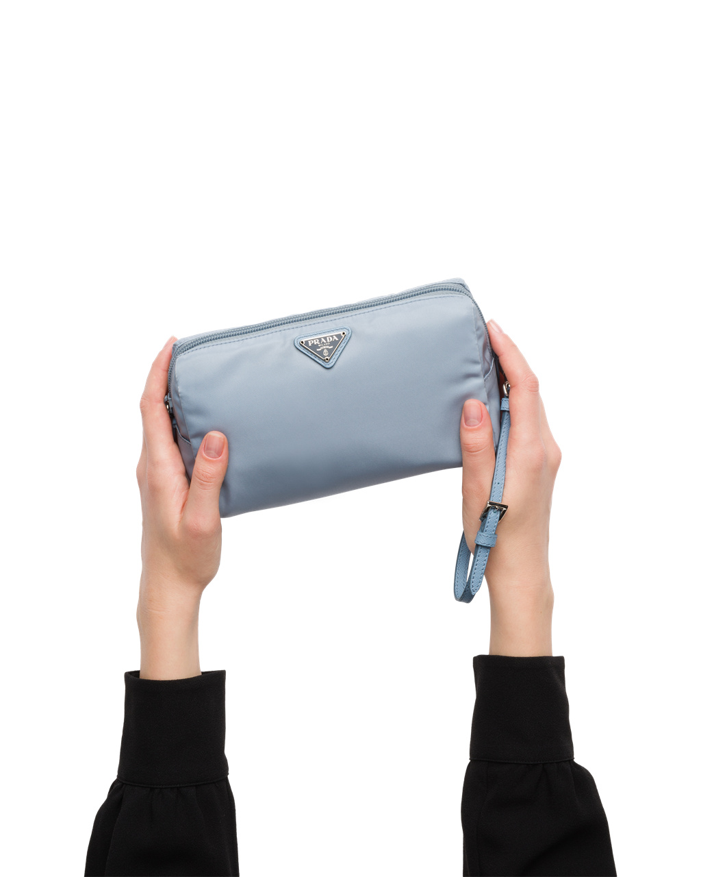 Prada Nylon Pouch Astral Blue | 6285KULCR