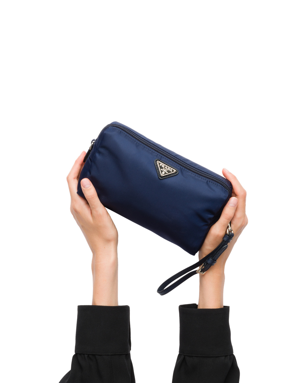 Prada Nylon Pouch Baltic Blue | 6123YXDMI