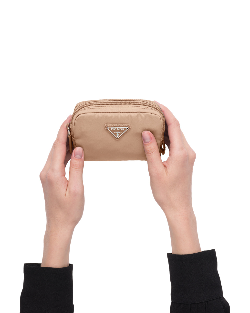 Prada Nylon Pouch Cameo Beige | 2713CDZNB