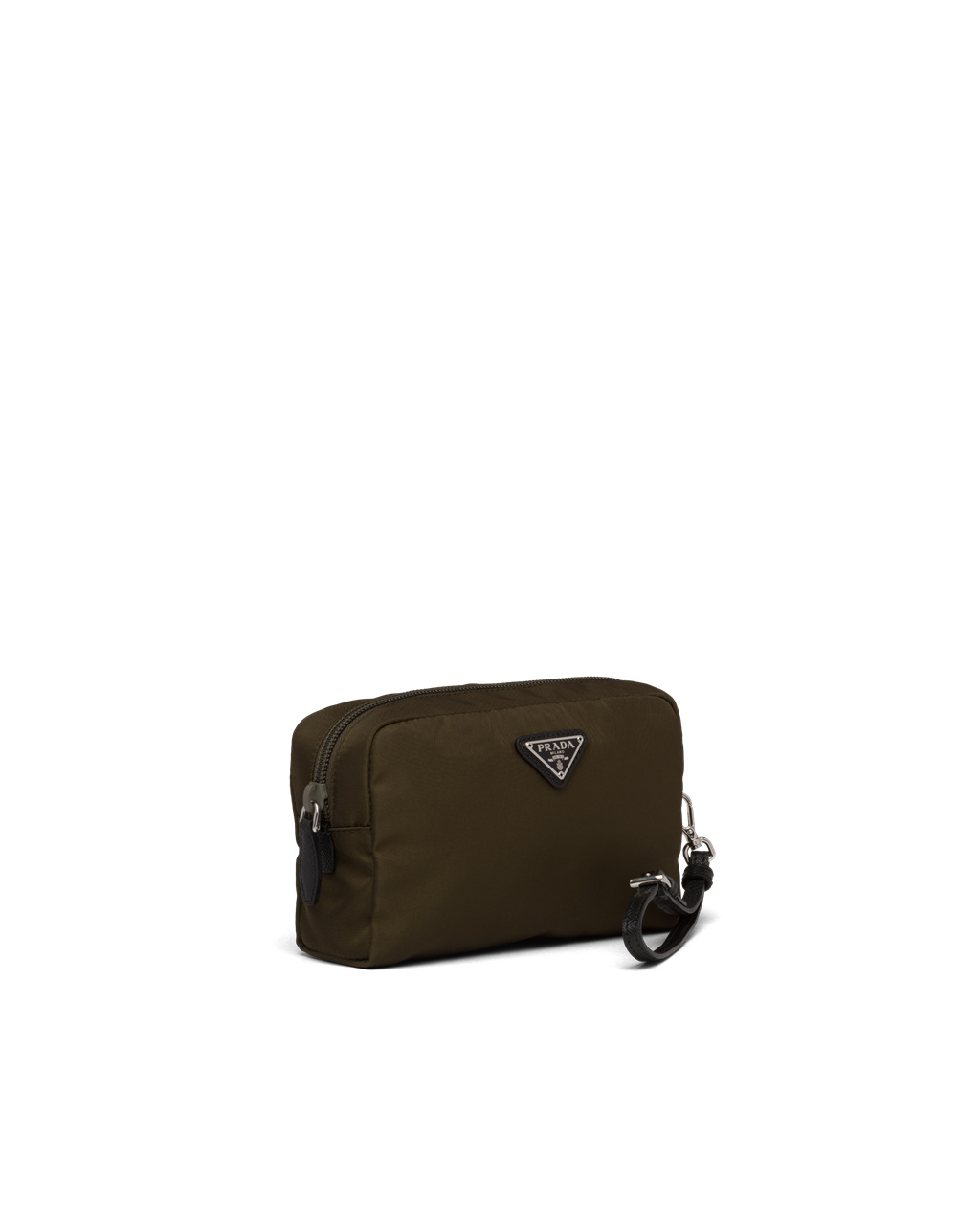 Prada Nylon Pouch Camouflage Green | 2467EKHQG