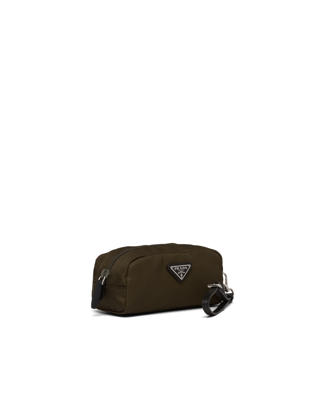 Prada Nylon Pouch Camouflage Green | 7693VCSDE