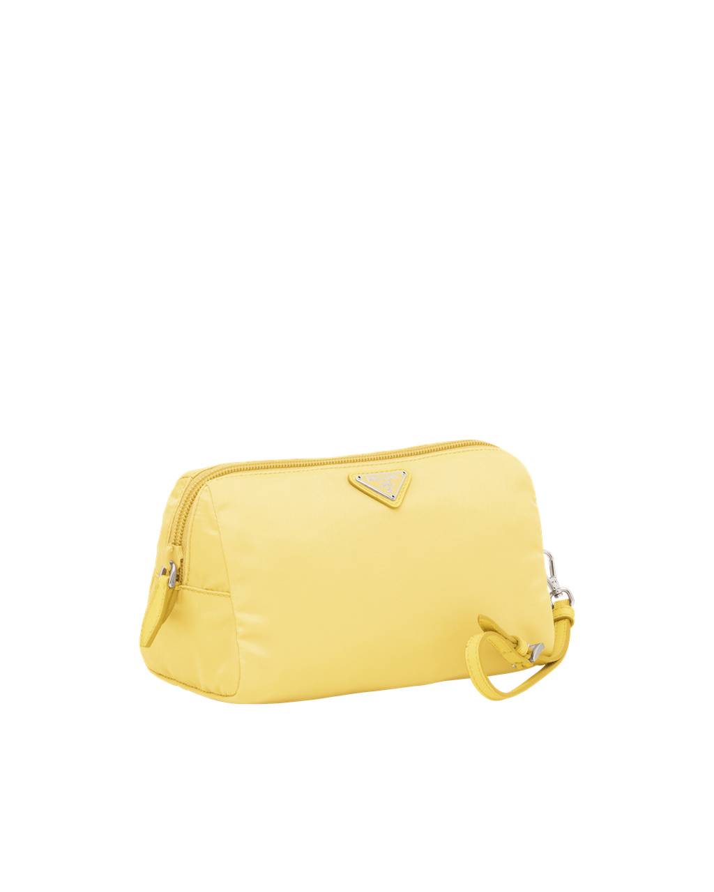 Prada Nylon Pouch Pineapple Yellow | 7641ABMDY