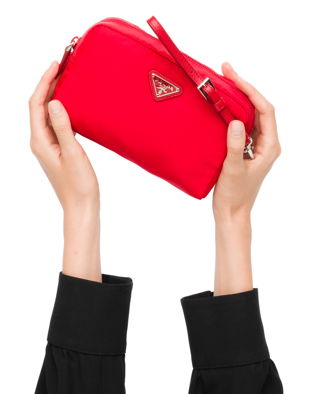 Prada Nylon Pouch Red | 7094BYGDI