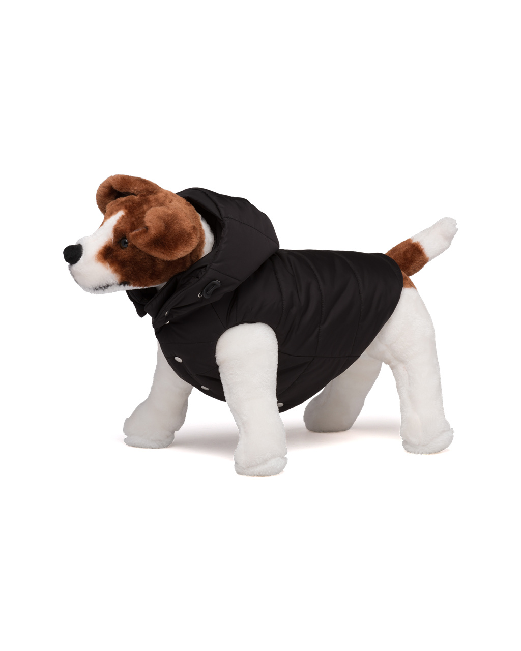 Prada Nylon Puffer Dog Coat With Hood Black | 4578ZYPGC