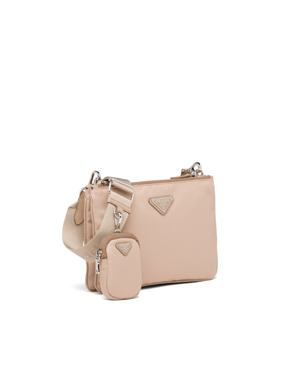 Prada Nylon Re-edition 2000 Shoulder Bag Cameo Beige | 5468SKOQN