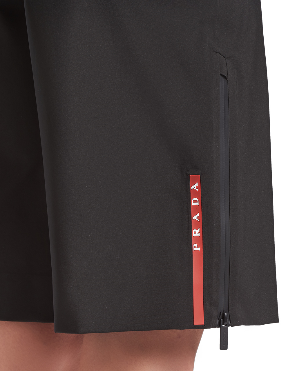 Prada Oversized Technical Fabric Bermudas Black | 7940XADIN