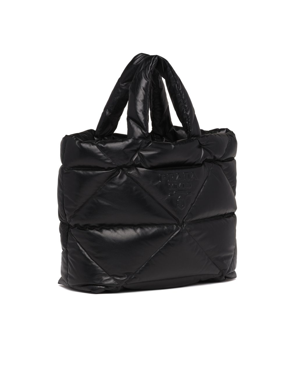 Prada Padded Nappa Tote Bag Black | 1459FVCJI