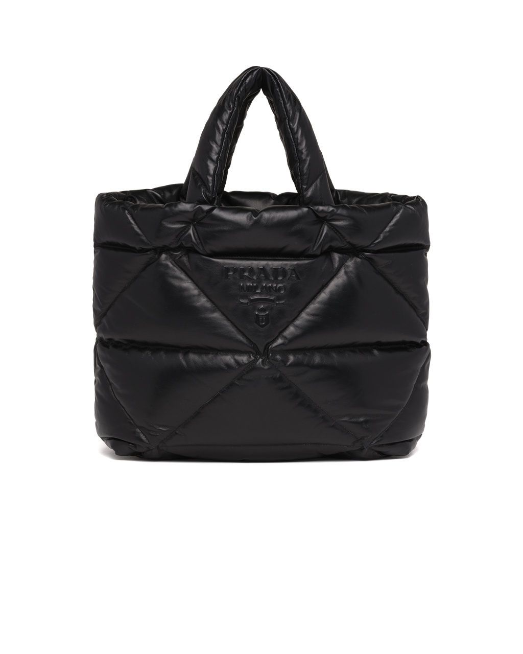 Prada Padded Nappa Tote Bag Black | 1459FVCJI