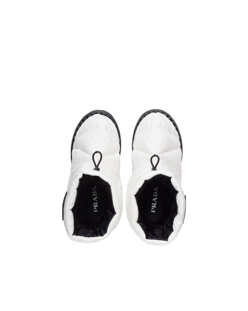 Prada Padded Nylon Booties White | 0541KBNPS