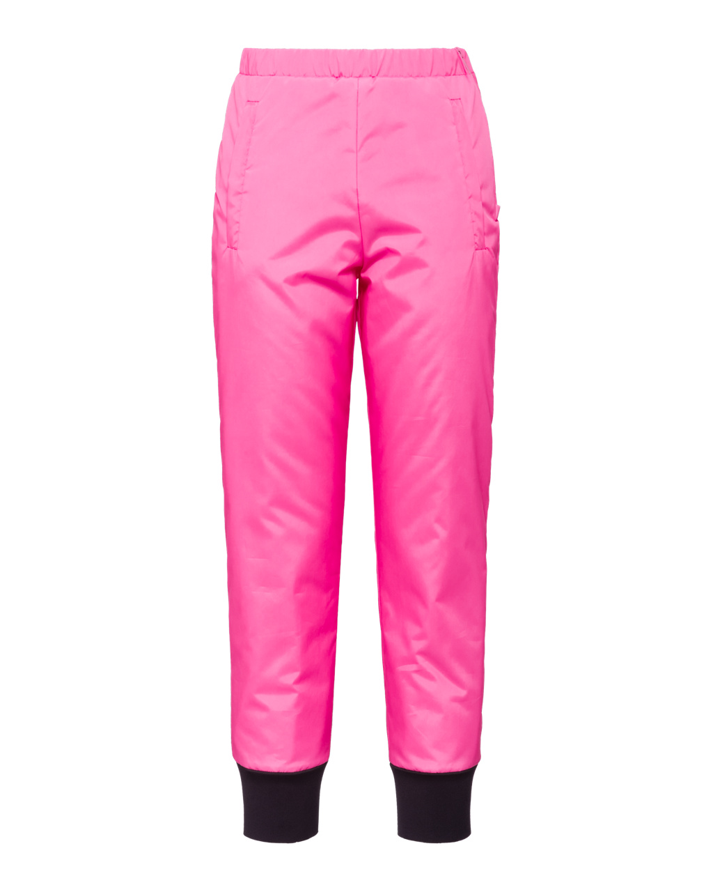 Prada Padded Technical Fabric Pants Fluo Pink | 8205PLCYZ