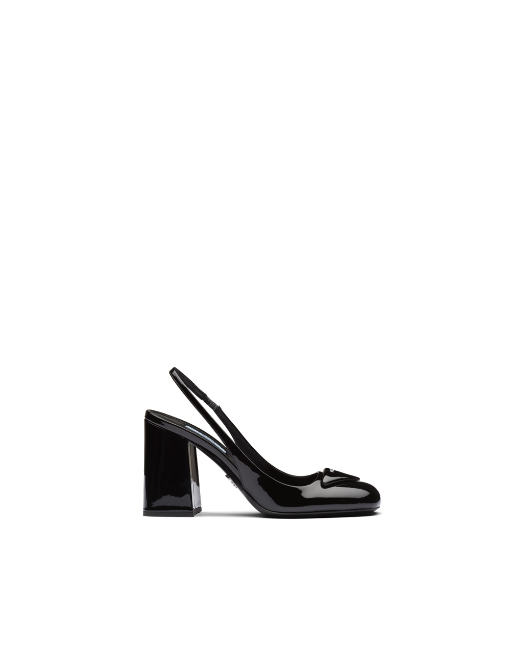 Prada Patent Leather Sling-back Pumps Black | 6714SOKMF