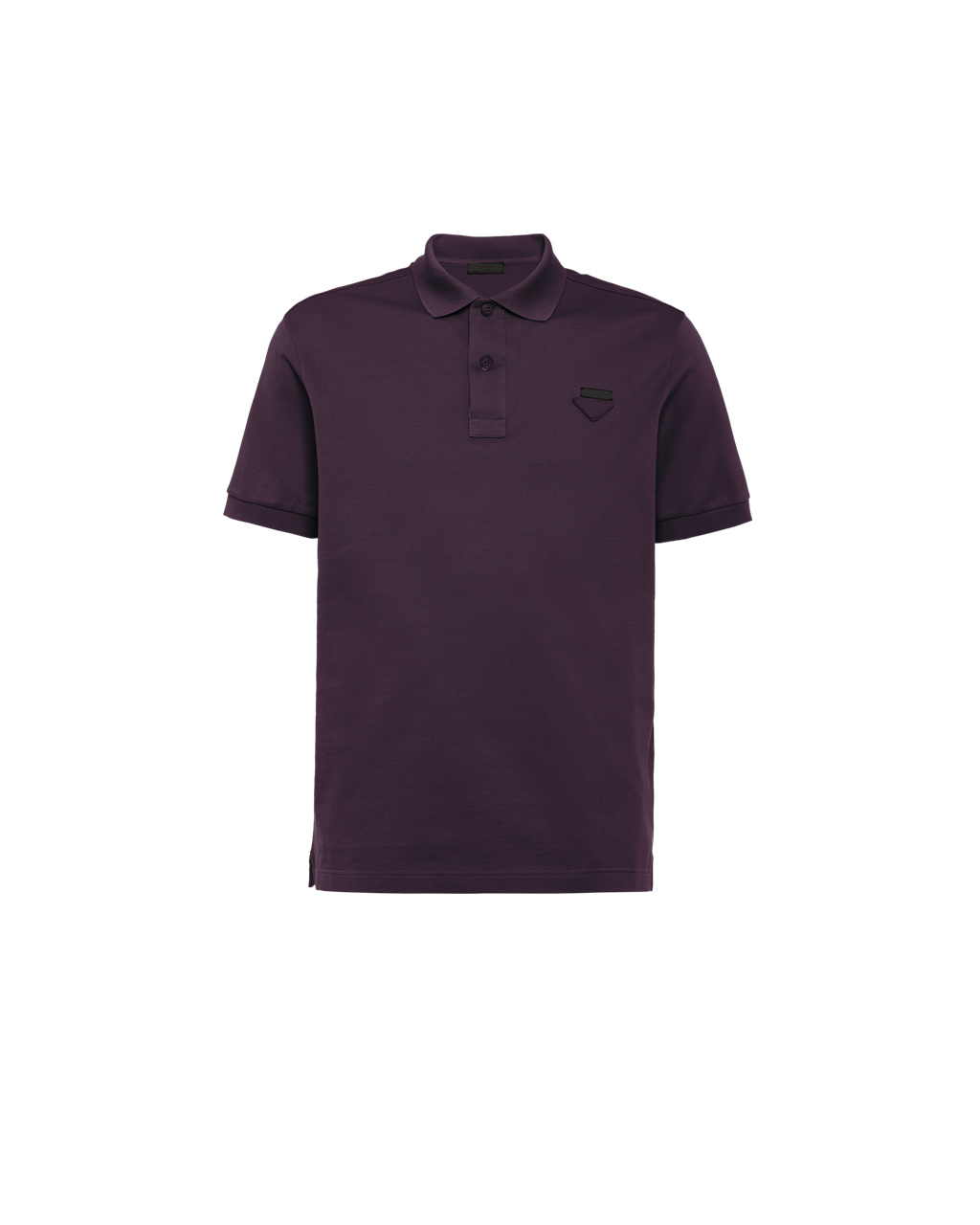 Prada Piqué Polo Shirt Plum | 5894SNAHE