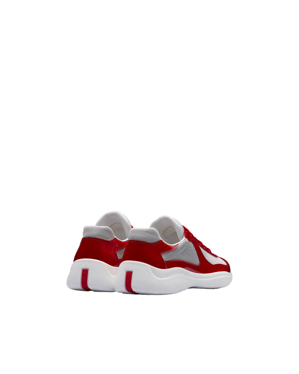 Prada Prada America's Cup Sneakers Red / Silver | 7482YEPTW