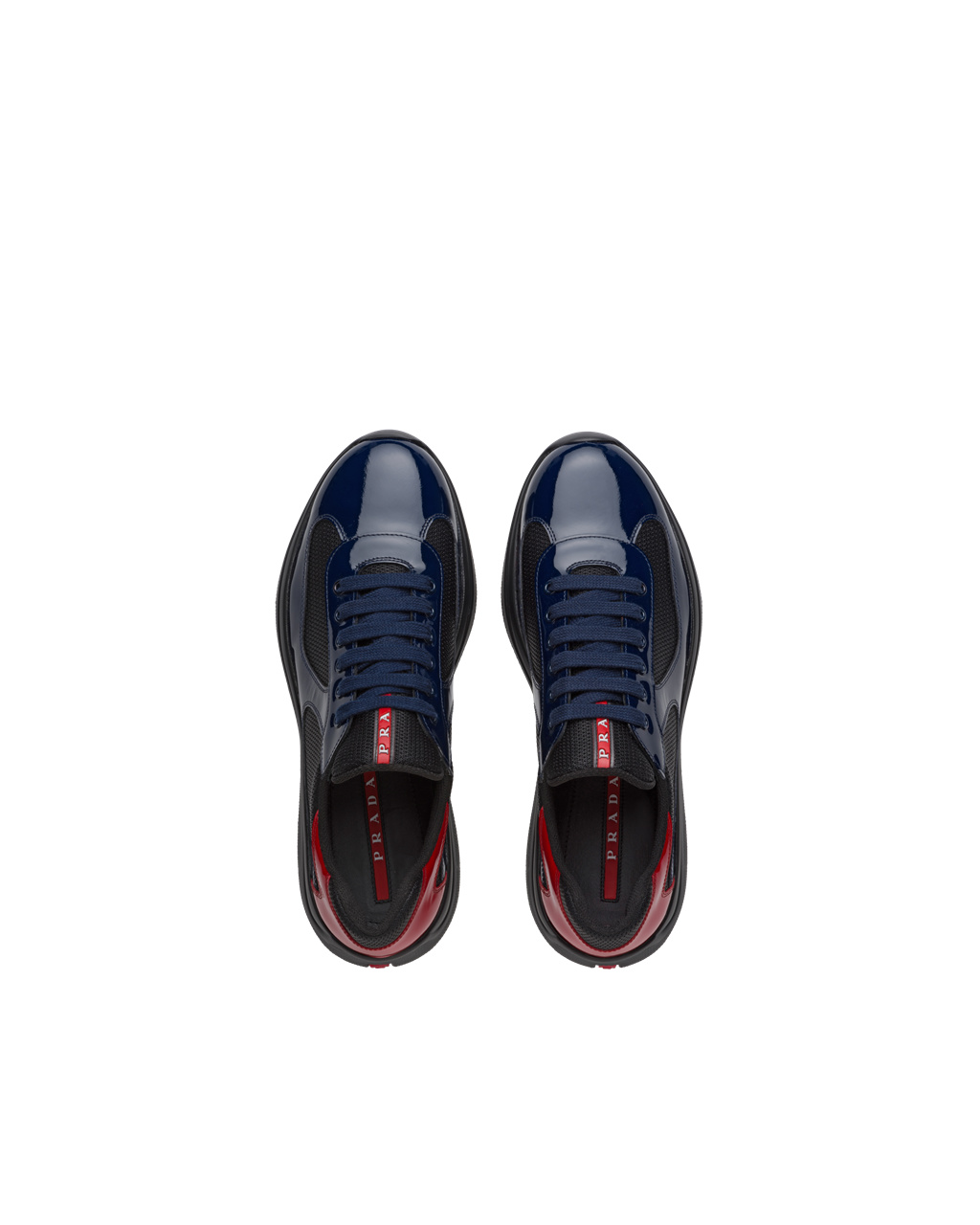 Prada Prada America's Cup Sneakers Royal Blue / Red | 2834GWDRJ