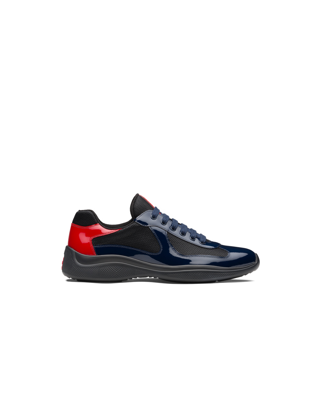 Prada Prada America\'s Cup Sneakers Royal Blue / Red | 2834GWDRJ