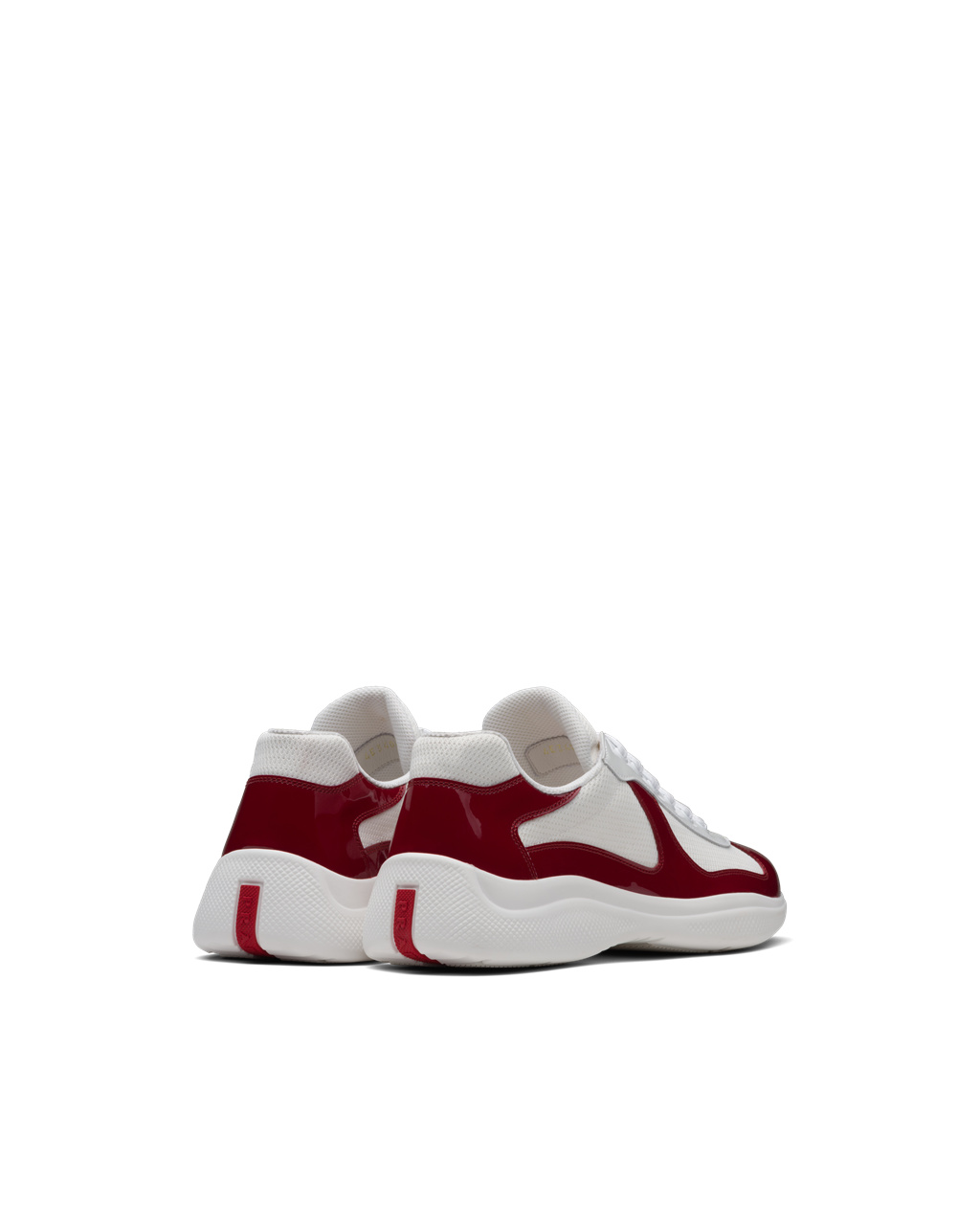 Prada Prada America's Cup Sneakers Ruby Red / White | 0452HXKGY