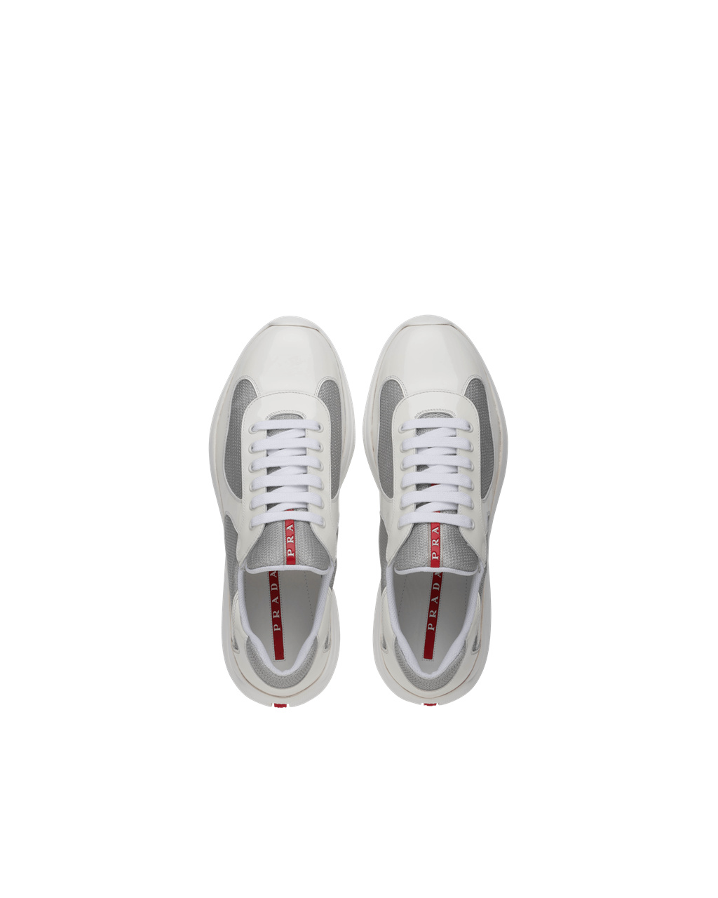 Prada Prada America's Cup Sneakers White / Silver | 4967LXQBS