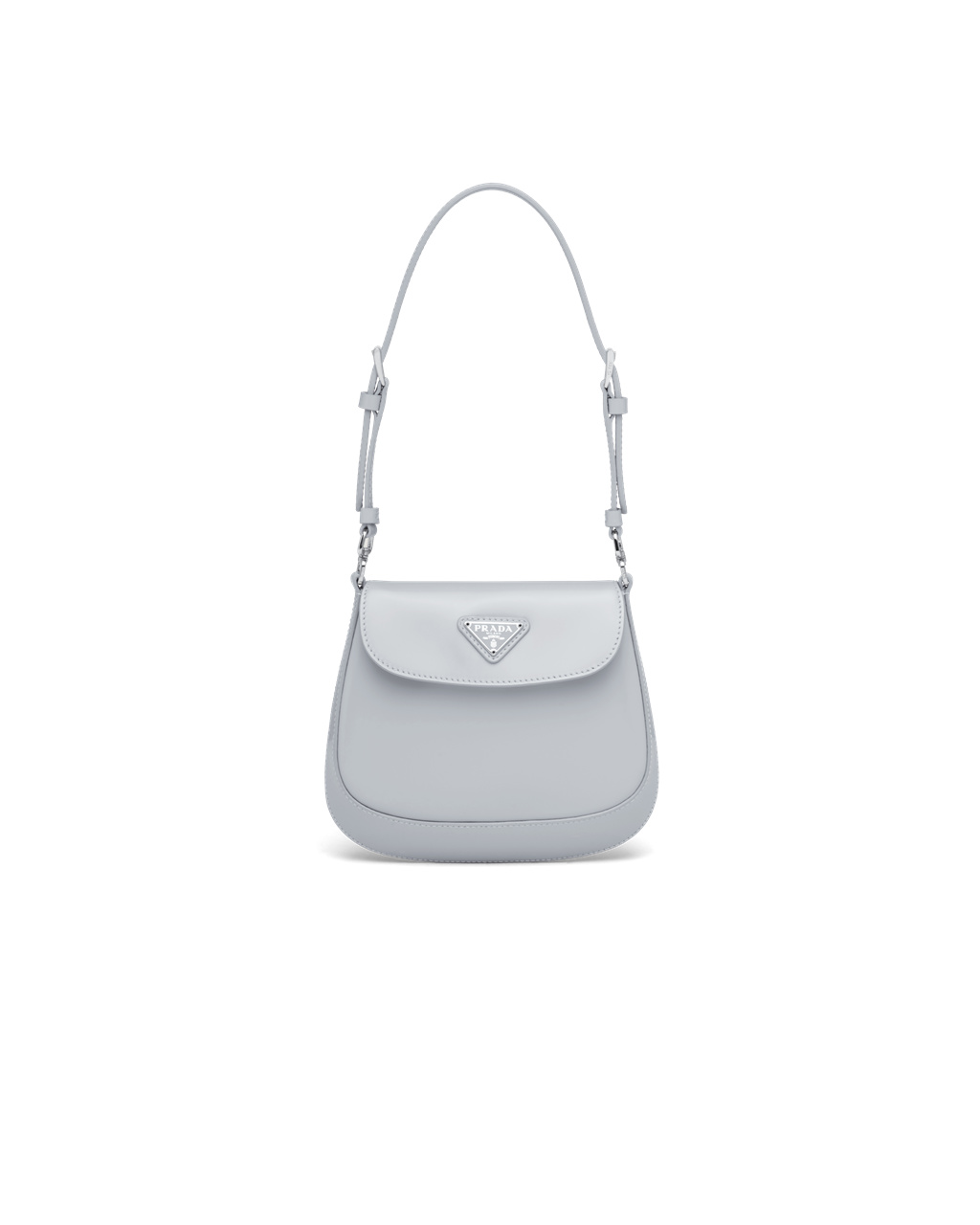 Prada Prada Cleo Brushed Leather Mini Bag Cornflower Blue | 0459PCHZX