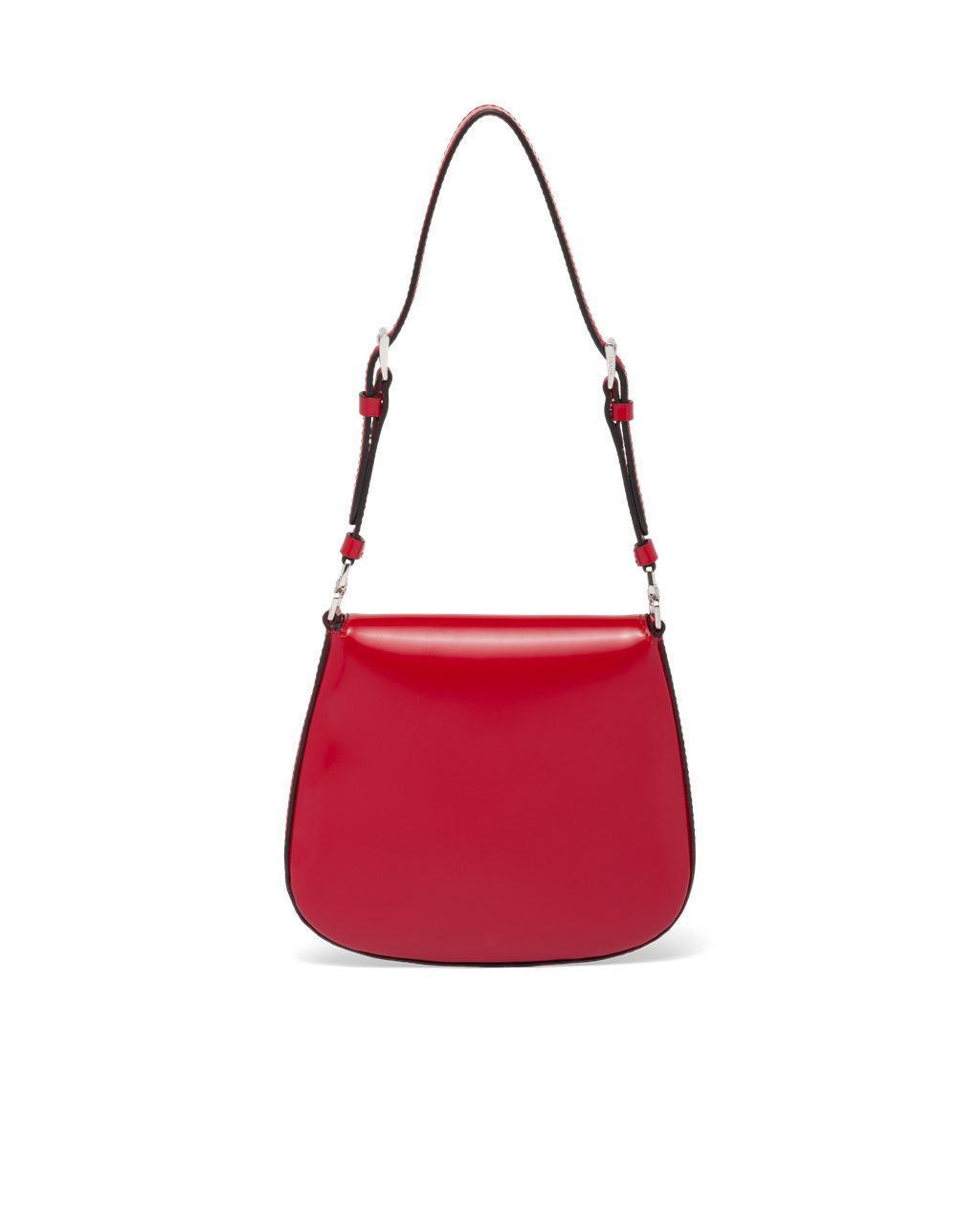 Prada Prada Cleo Brushed Leather Mini Bag Scarlet | 1456GJACI