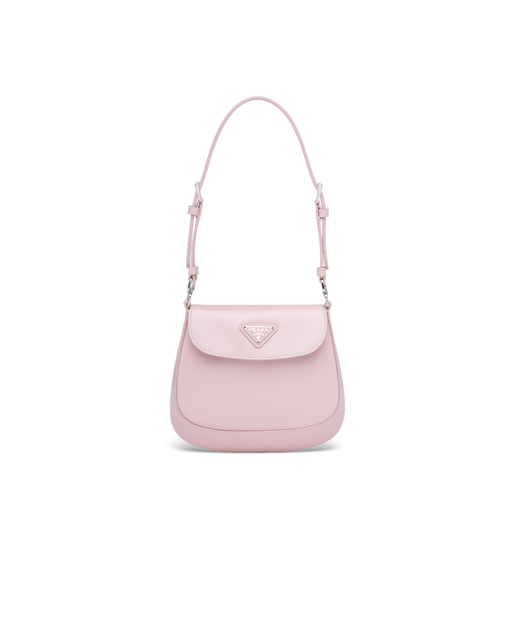 Prada Prada Cleo Brushed Leather Mini Bag Alabaster Pink | 1596FRNGP