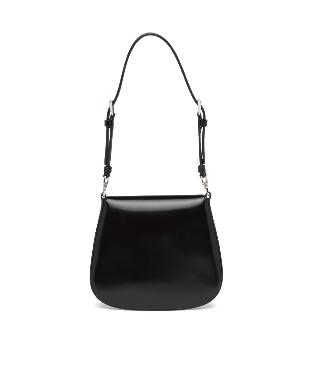 Prada Prada Cleo Brushed Leather Mini Bag Black | 6510RSANP