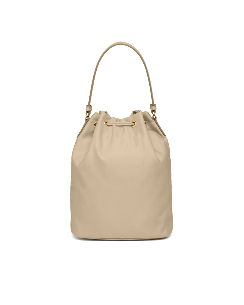 Prada Prada Duet Re-nylon Bucket Shoulder Bag Desert Beige | 5127ETSRN