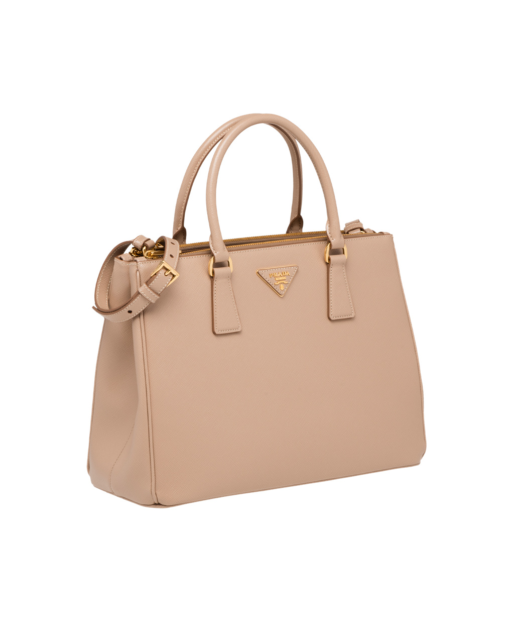 Prada Prada Galleria Saffiano Leather Large Bag Cameo Beige | 3892WUJTO