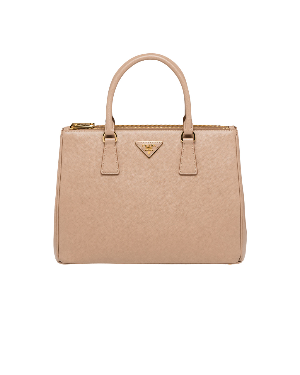 Prada Prada Galleria Saffiano Leather Large Bag Cameo Beige | 3892WUJTO