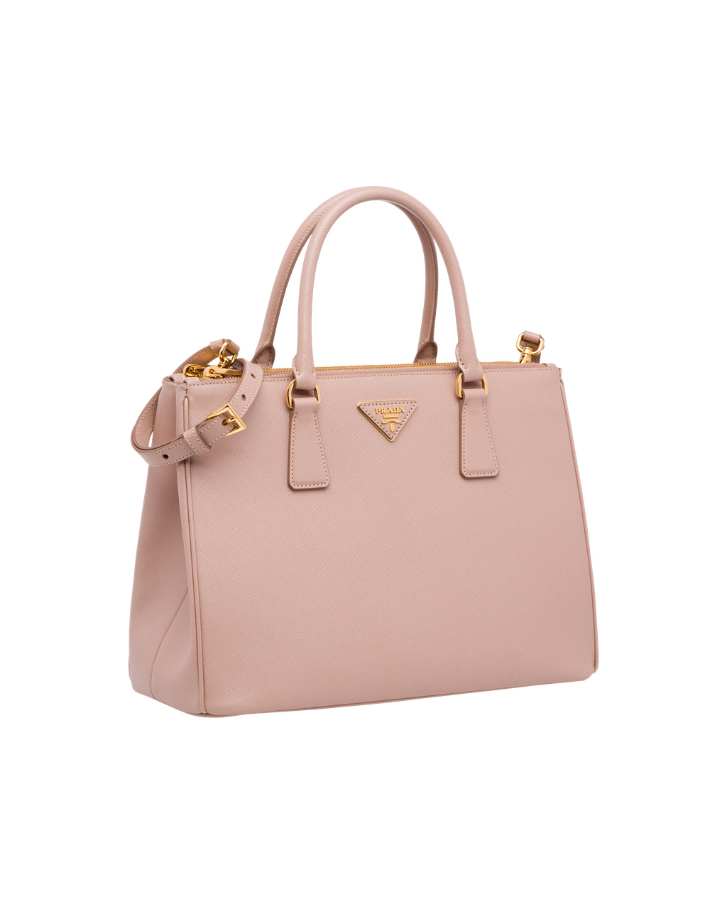 Prada Prada Galleria Saffiano Leather Large Bag Powder Pink | 7504CJMRF