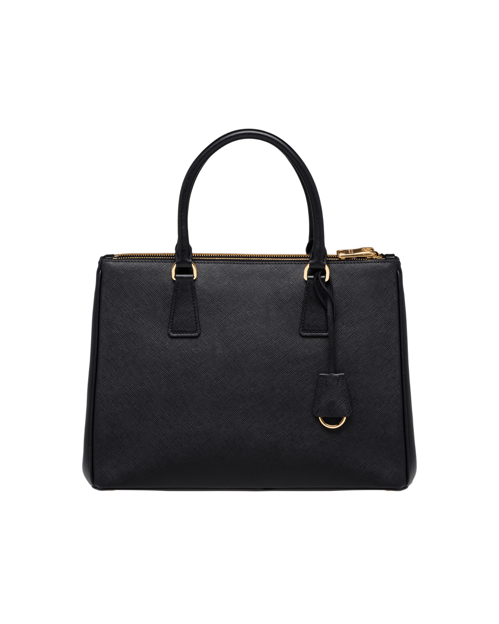 Prada Prada Galleria Saffiano Leather Large Bag Black | 9436LCJZS