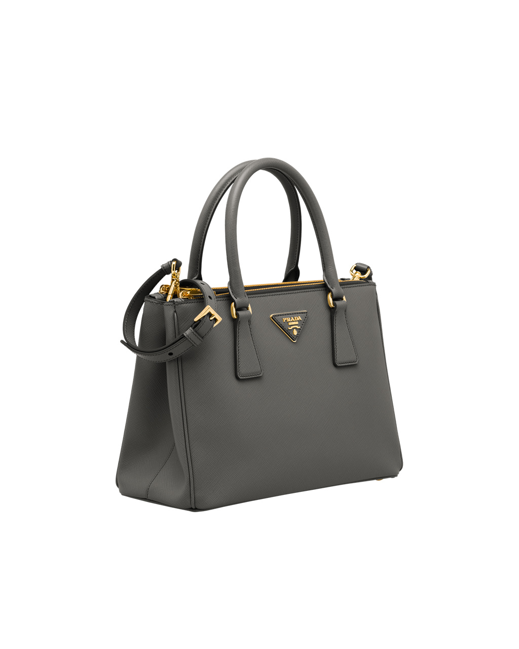 Prada Prada Galleria Saffiano Leather Medium Bag Slate Gray | 3418OXHAL