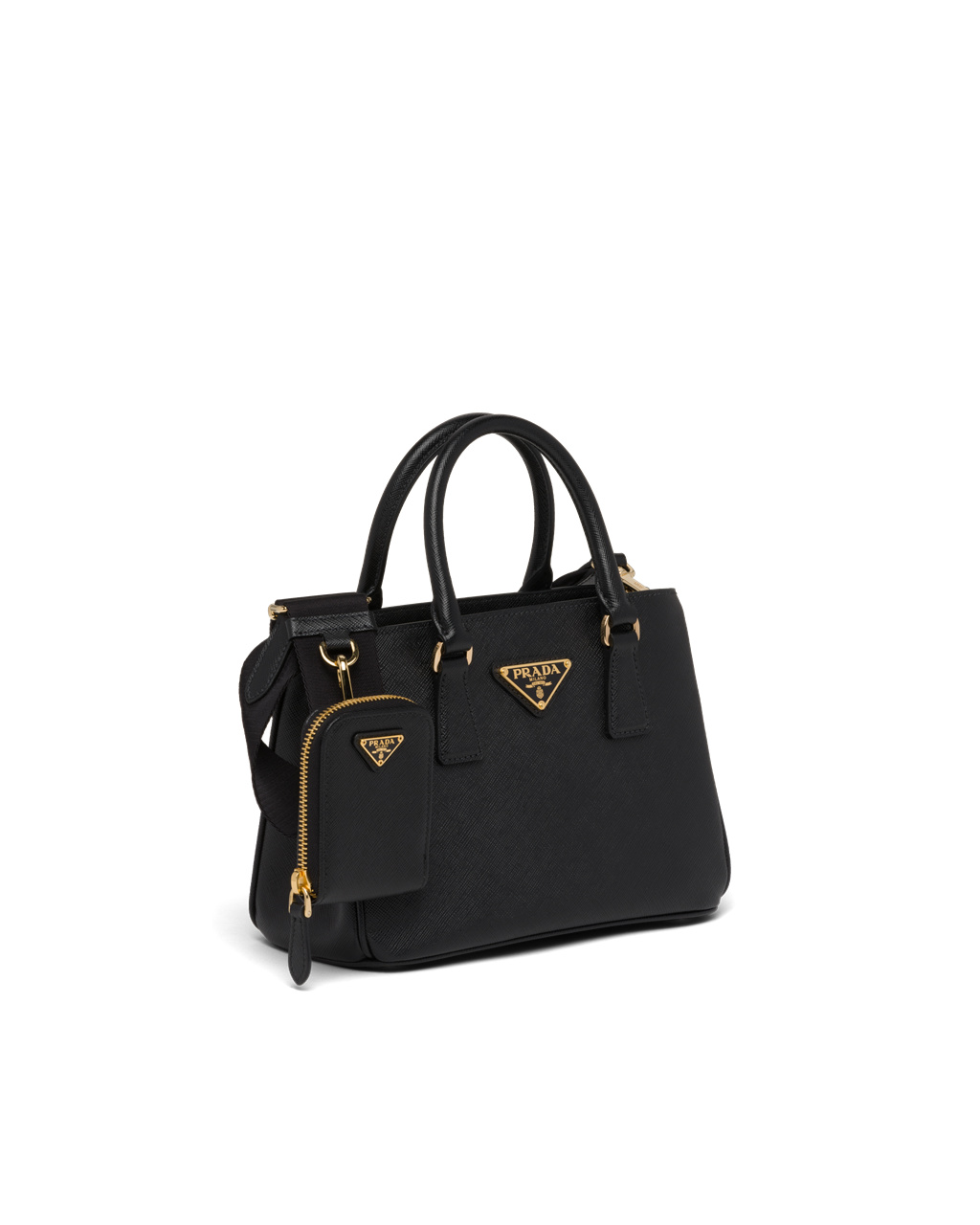 Prada Prada Galleria Saffiano Leather Mini-bag Black | 1590GAUZY