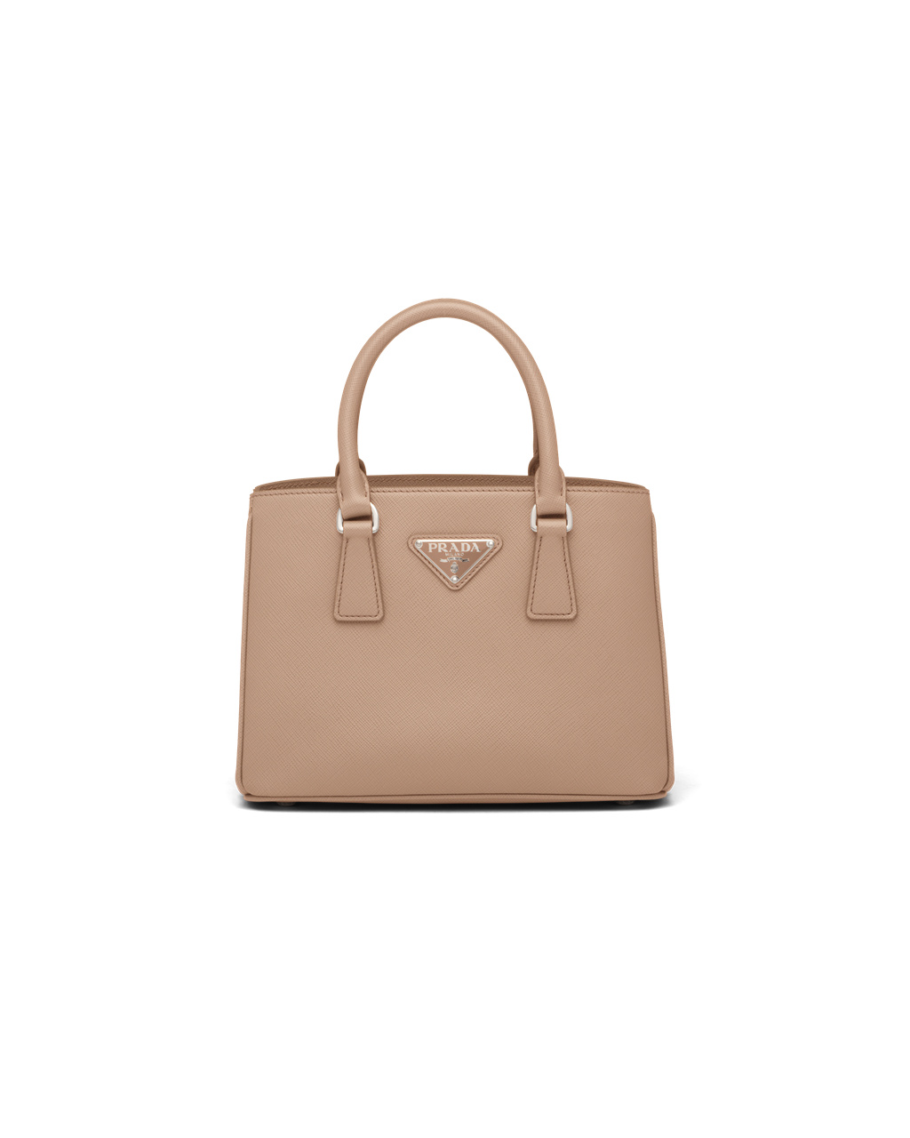 Prada Prada Galleria Saffiano Leather Mini Bag Cameo Beige | 2584IOZBS