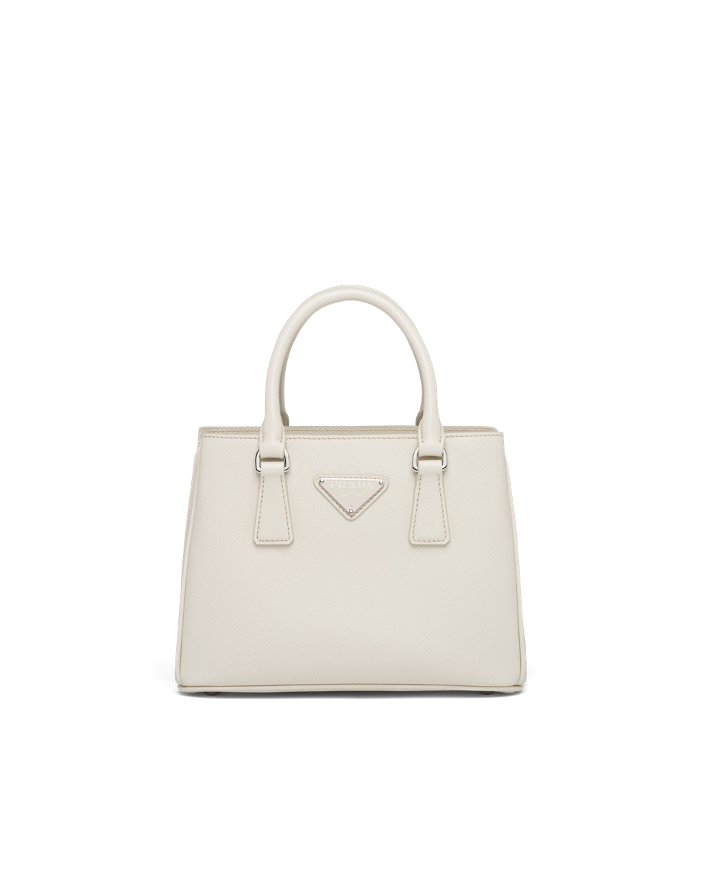 Prada Prada Galleria Saffiano Leather Mini Bag Chalk White | 9512FKJPD