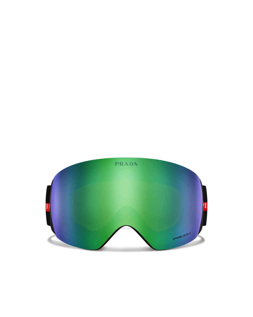 Prada Prada Linea Rossa By Oakley Ski Goggles Snow Goggle Green Mirrored Lenses | 8459DQUEW