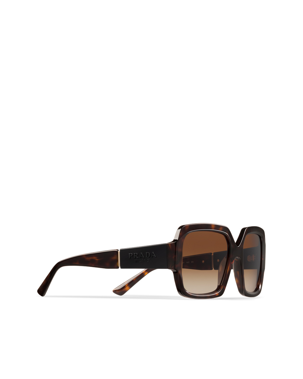 Prada Prada Monochrome Sunglasses Squared Gradient Sienna Lenses | 8279DETKP