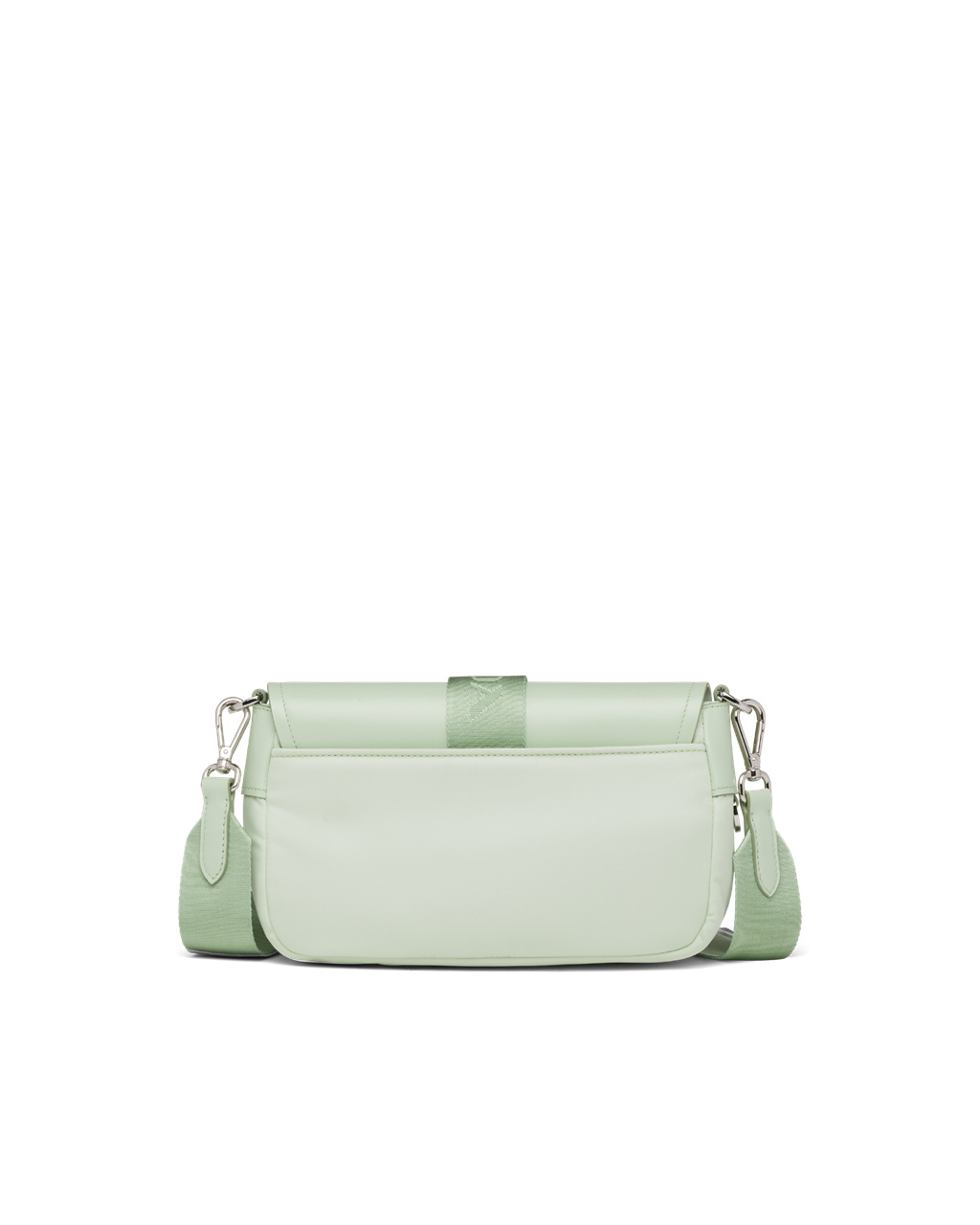 Prada Prada Pocket Nylon And Brushed Leather Bag Aqua | 0638NELXF